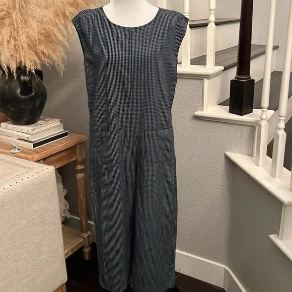 Madewell Navy Striped Jumpsuit - Picture 4 of 13